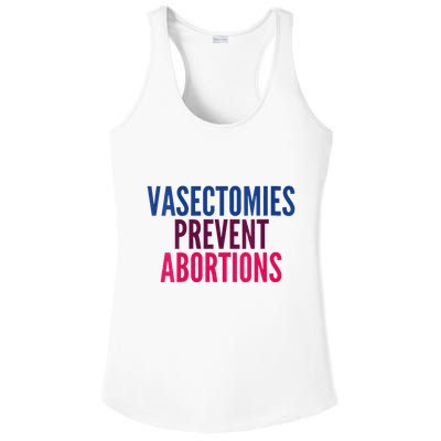 Vasectomies Prevent Abortions Protest Ladies PosiCharge Competitor Racerback Tank
