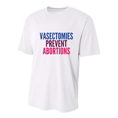 Vasectomies Prevent Abortions Protest Youth Performance Sprint T-Shirt