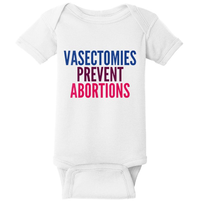 Vasectomies Prevent Abortions Protest Baby Bodysuit