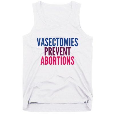 Vasectomies Prevent Abortions Protest Tank Top