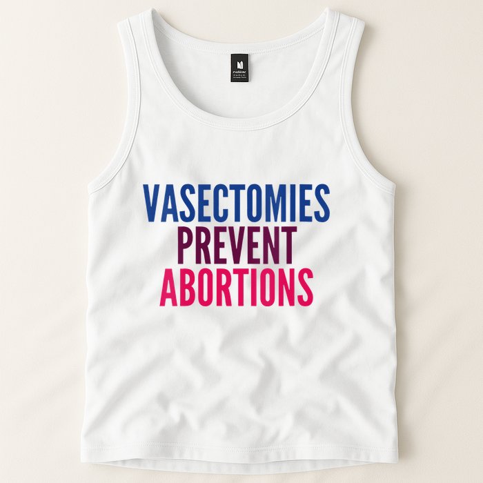 Vasectomies Prevent Abortions Protest Tank Top