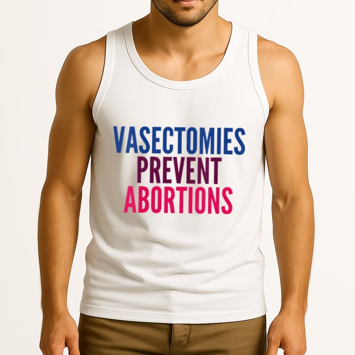 Vasectomies Prevent Abortions Protest Tank Top