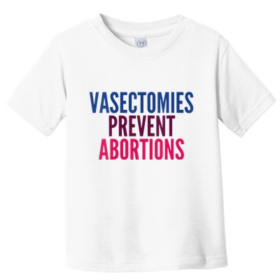 Vasectomies Prevent Abortions Protest Toddler T-Shirt