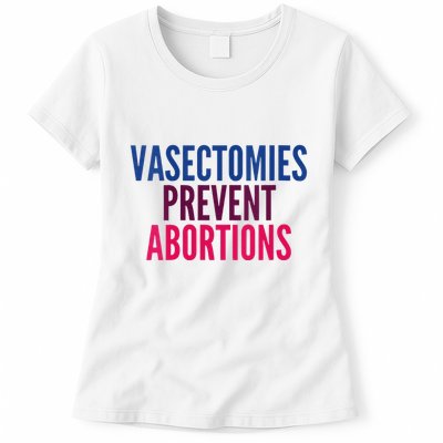 Vasectomies Prevent Abortions Protest Womens T-Shirt