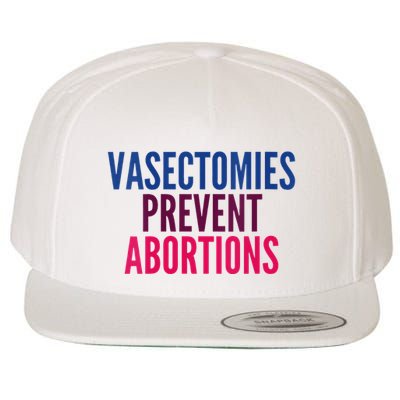 Vasectomies Prevent Abortions Protest Wool Snapback Cap