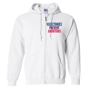 Vasectomies Prevent Abortions Protest Full Zip Hoodie