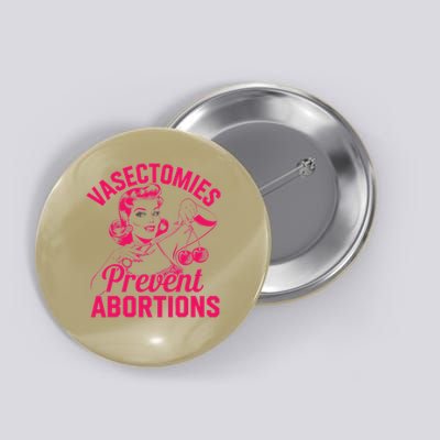 Vasectomies Prevent Abortions Button