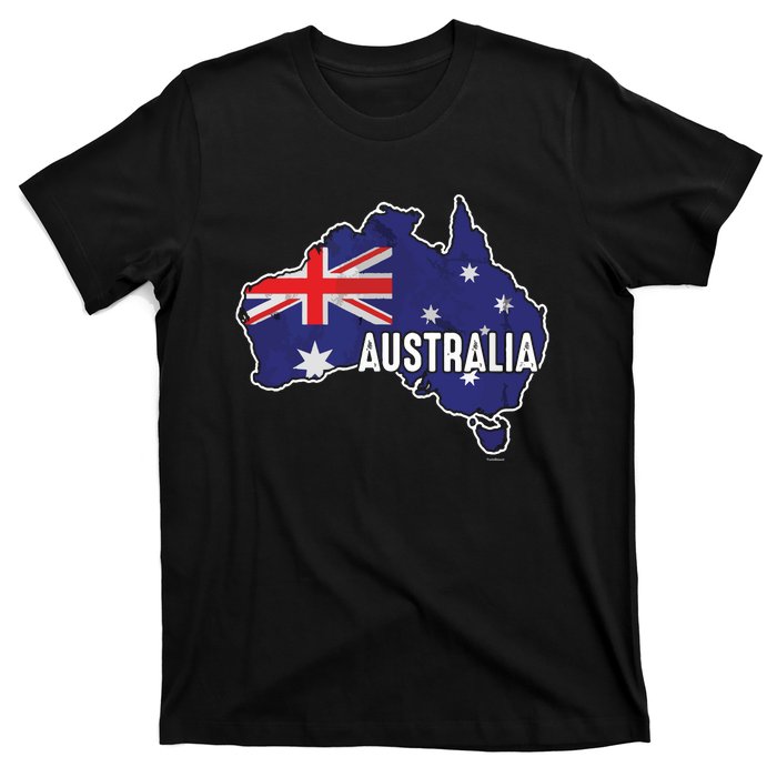 Vintage Patriotic Australian Pride Australia Flag T-Shirt