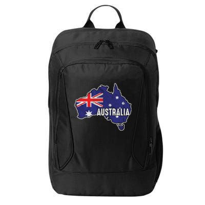 Vintage Patriotic Australian Pride Australia Flag City Backpack