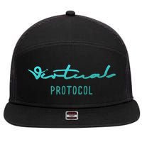 Virtuals Protocol Aixcb Ata Griffain Ai16z Crypto Ai Agent 7 Panel Mesh Trucker Snapback Hat