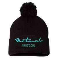 Virtuals Protocol Aixcb Ata Griffain Ai16z Crypto Ai Agent Pom Pom 12in Knit Beanie