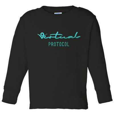 Virtuals Protocol Aixcb Ata Griffain Ai16z Crypto Ai Agent Toddler Long Sleeve Shirt