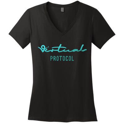 Virtuals Protocol Aixcb Ata Griffain Ai16z Crypto Ai Agent Women's V-Neck T-Shirt