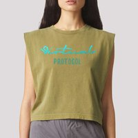 Virtuals Protocol Aixcb Ata Griffain Ai16z Crypto Ai Agent Garment-Dyed Women's Muscle Tee