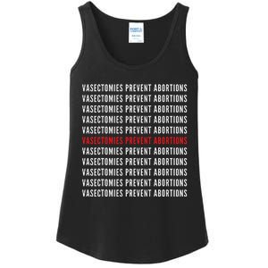 Vasectomies Prevent Abortions Pro Choice 's Rights Ladies Essential Tank