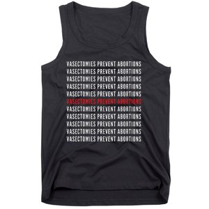 Vasectomies Prevent Abortions Pro Choice 's Rights Tank Top