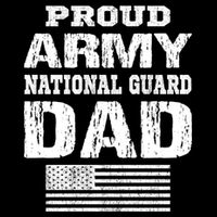 Vintage Proud Army National Guard Dad U S Military Gift Doggie Tank