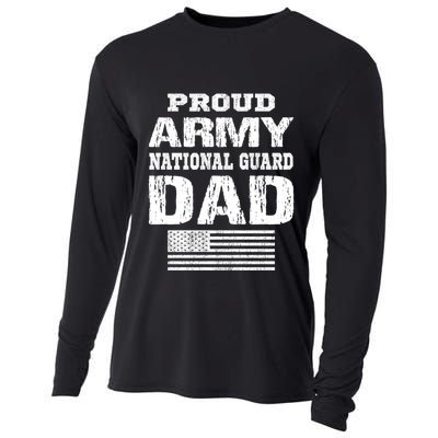 Vintage Proud Army National Guard Dad U S Military Gift Cooling Performance Long Sleeve Crew