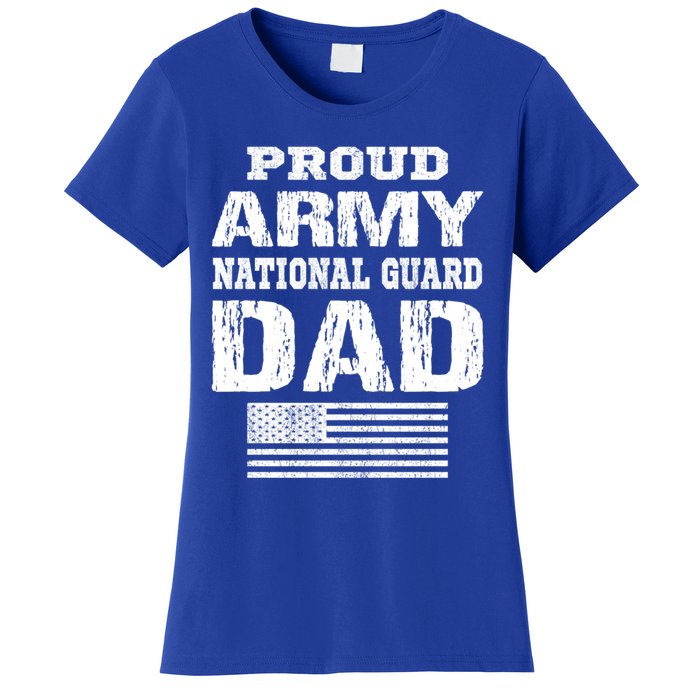 Vintage Proud Army National Guard Dad U S Military Gift Women's T-Shirt