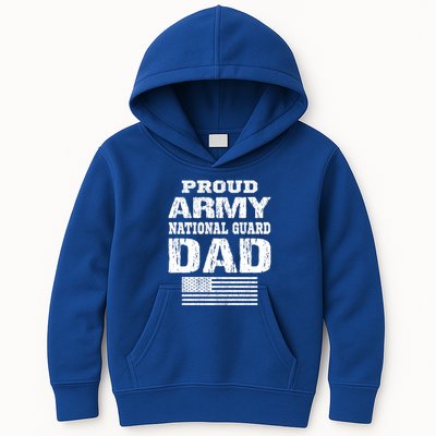 Vintage Proud Army National Guard Dad U S Military Gift Kids Hoodie