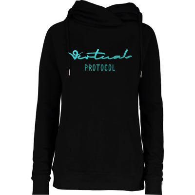 Virtuals Protocol Aixcb Ata Griffain Womens Funnel Neck Pullover Hood