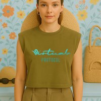 Virtuals Protocol Aixcb Ata Griffain Garment-Dyed Women's Muscle Tee
