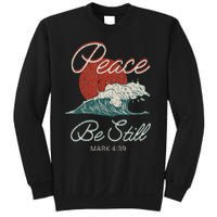 Vintage Peace Be Still Mark 439 Life Waves Christian Sweatshirt