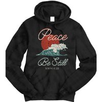 Vintage Peace Be Still Mark 439 Life Waves Christian Tie Dye Hoodie