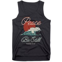 Vintage Peace Be Still Mark 439 Life Waves Christian Tank Top