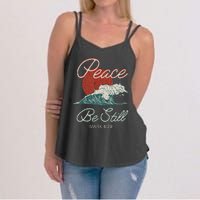 Vintage Peace Be Still Mark 439 Life Waves Christian Women's Strappy Tank