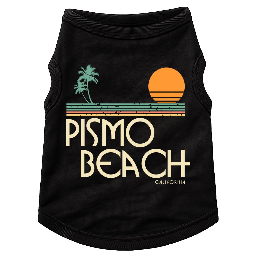 Vintage Pismo Beach California Gift Doggie Tank
