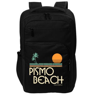Vintage Pismo Beach California Gift Impact Tech Backpack