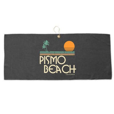 Vintage Pismo Beach California Gift Large Microfiber Waffle Golf Towel