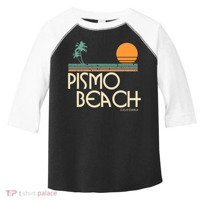 Vintage Pismo Beach California Gift Toddler Fine Jersey T-Shirt