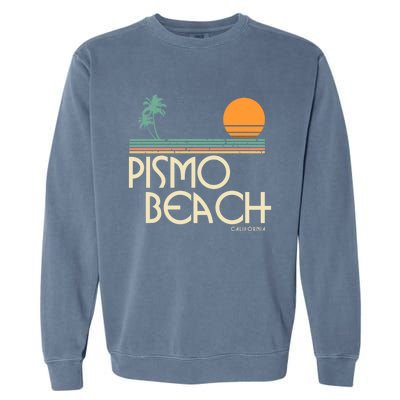 Vintage Pismo Beach California Gift Garment-Dyed Sweatshirt