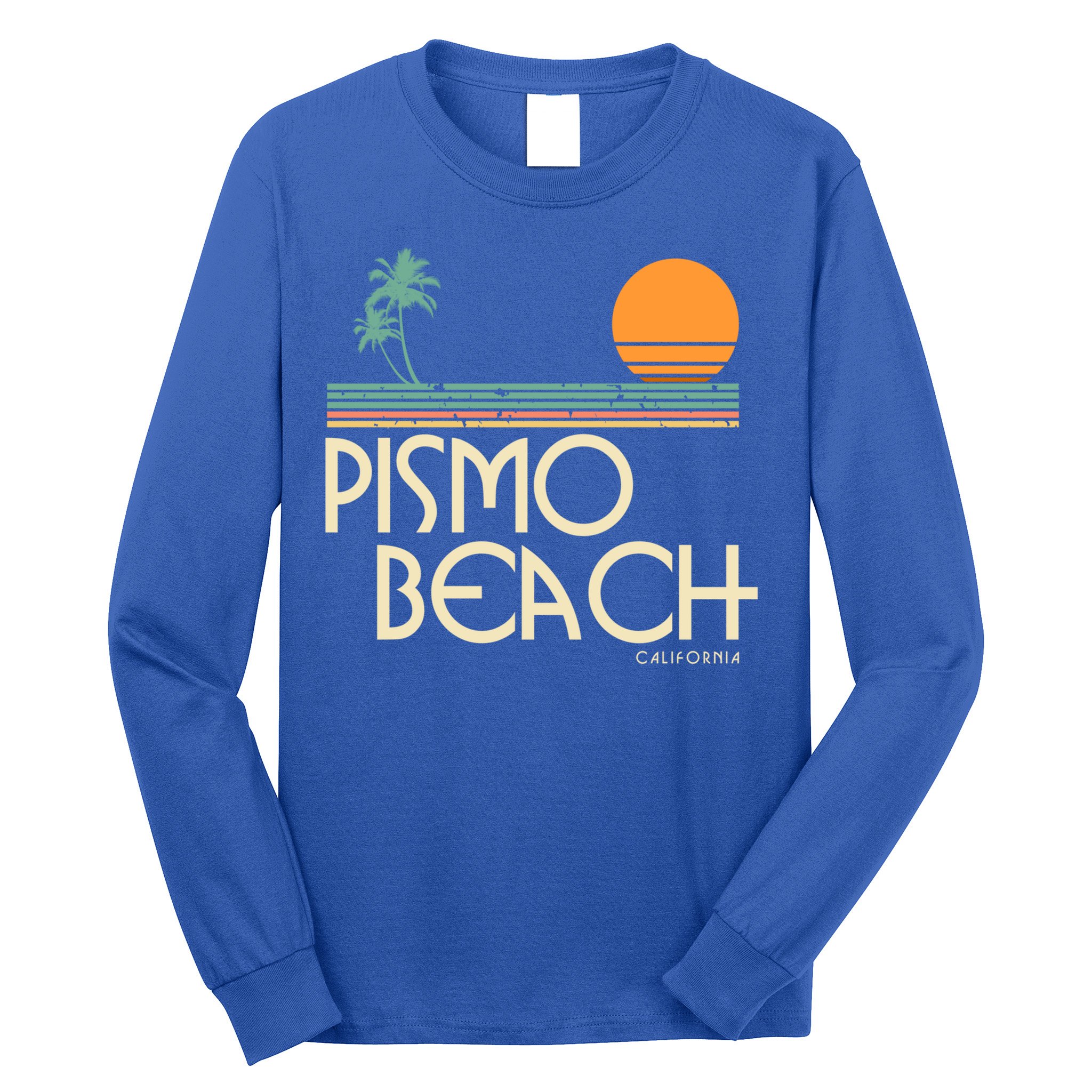 Vintage Pismo Beach California Gift Long Sleeve Shirt