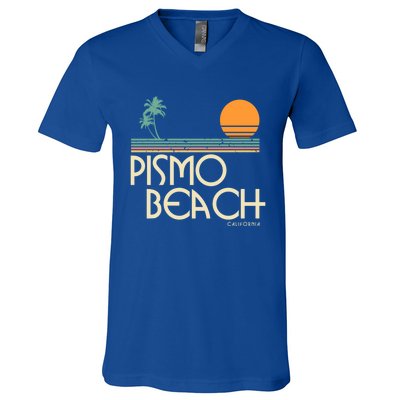 Vintage Pismo Beach California Gift V-Neck T-Shirt