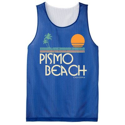 Vintage Pismo Beach California Gift Mesh Reversible Basketball Jersey Tank