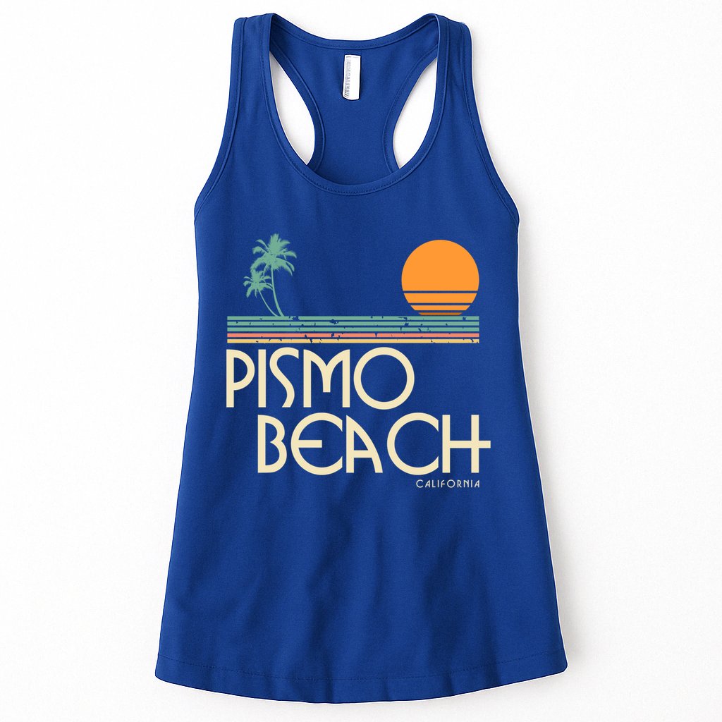 Vintage Pismo Beach California Gift Womens Tank Top