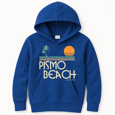 Vintage Pismo Beach California Gift Kids Hoodie