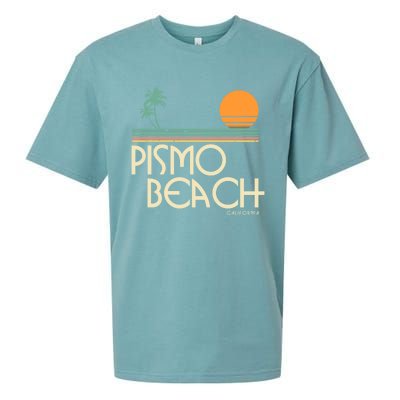 Vintage Pismo Beach California Gift Sueded Cloud Jersey T-Shirt