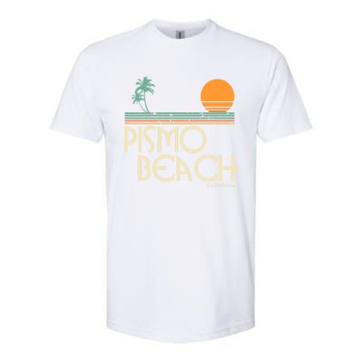 Vintage Pismo Beach California Gift Softstyle CVC T-Shirt