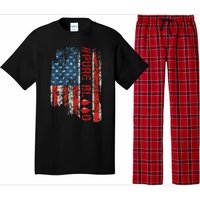 Vintage Pure Blood Movement Pureblood Freedom USA Flag Pajama Set