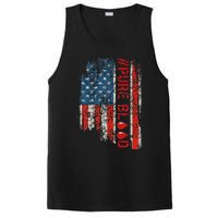 Vintage Pure Blood Movement Pureblood Freedom USA Flag PosiCharge Competitor Tank