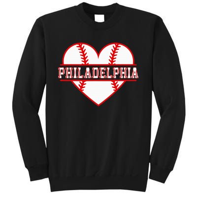 Vintage Philadelphia Baseball Skyline Retro Cityscap Sweatshirt