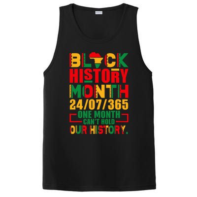 Vintage Proud Black Heritage Black History Month 24 7 PosiCharge Competitor Tank