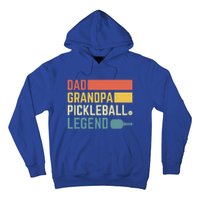 Vintage Pickle Ball Daddy Grandpa Pickleball Legend Dad Gift Hoodie