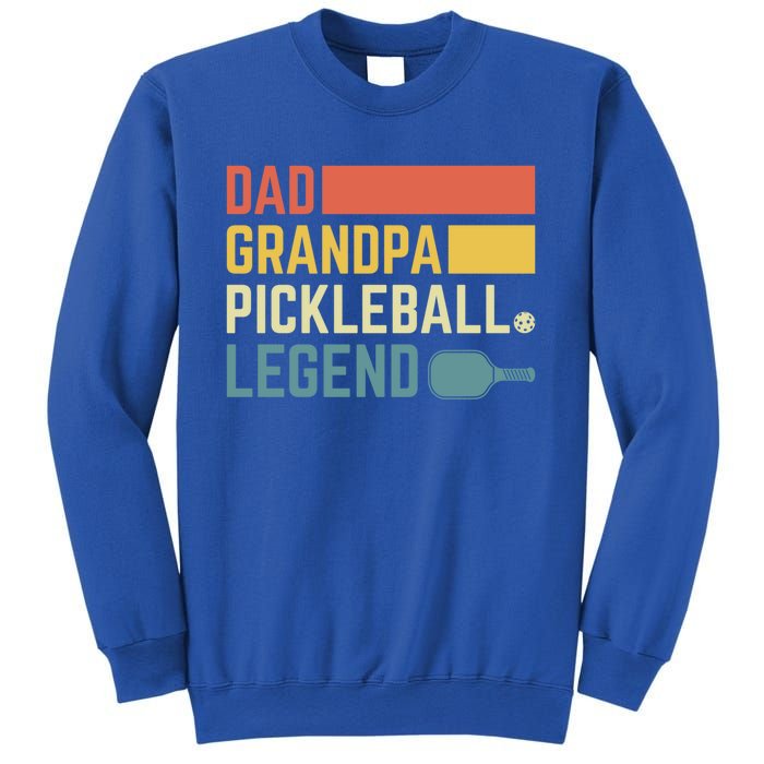 Vintage Pickle Ball Daddy Grandpa Pickleball Legend Dad Gift Sweatshirt