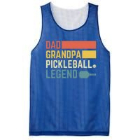 Vintage Pickle Ball Daddy Grandpa Pickleball Legend Dad Gift Mesh Reversible Basketball Jersey Tank