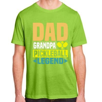 Vintage Pickle Ball Daddy Grandpa Pickleball Legend Dad Gift Adult ChromaSoft Performance T-Shirt